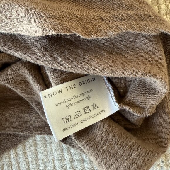 Know The Origin - Poppy Crop Tee - Khaki - Picture 4 of 6